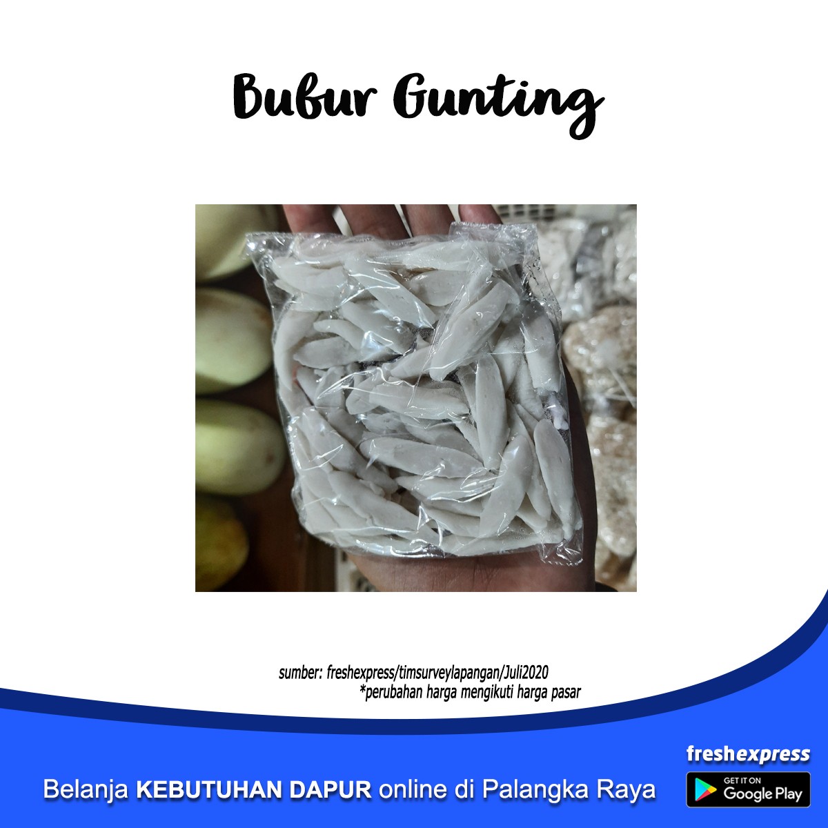 Bubur Gunting Per Bungkus