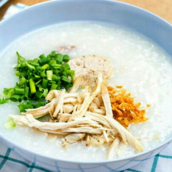 Bubur Polos Dan Ayam