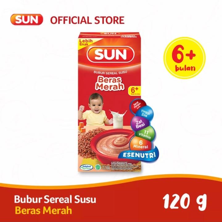 Bubur Sun Beras Merah 120gr