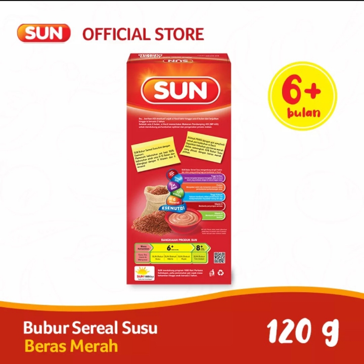 Bubur Sun Beras Merah 120gr 2