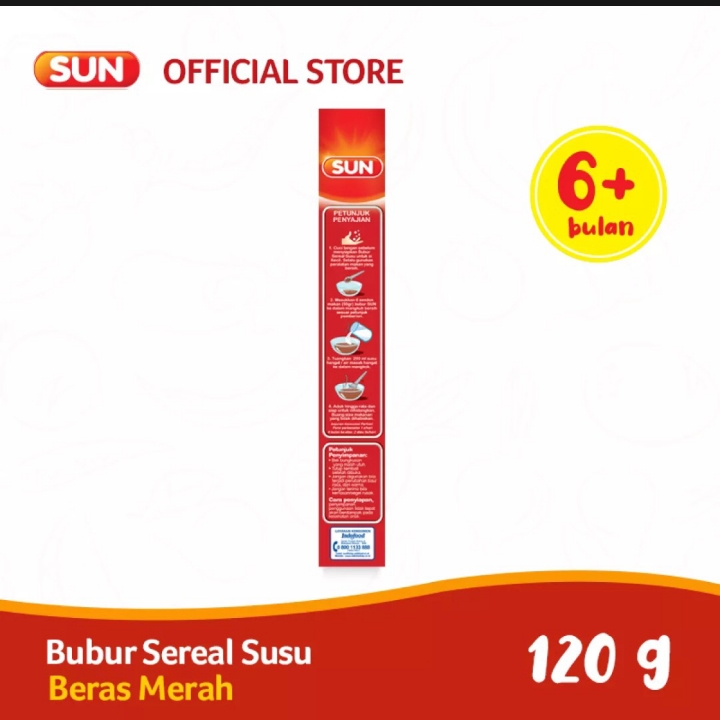 Bubur Sun Beras Merah 120gr 3