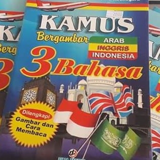 Buku Kamus Bergambar 3 Bahasa