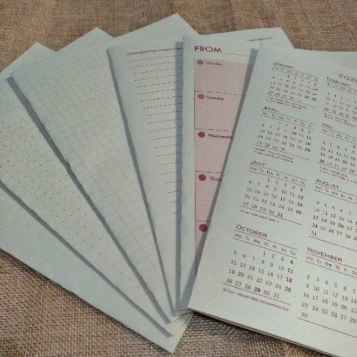 Buku Tulis SOFTCOVER Jaitan JAPANSTAB POLOS Planner Garis Dot Grid 4