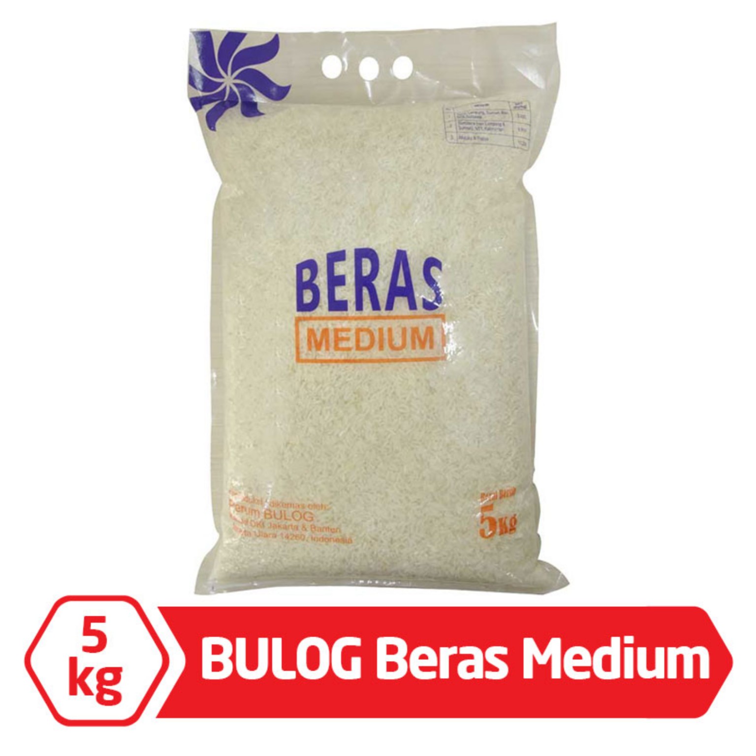 Bulog Beras Medium 5kg