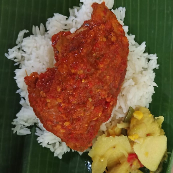 Bungkusan Ayam Rica rica