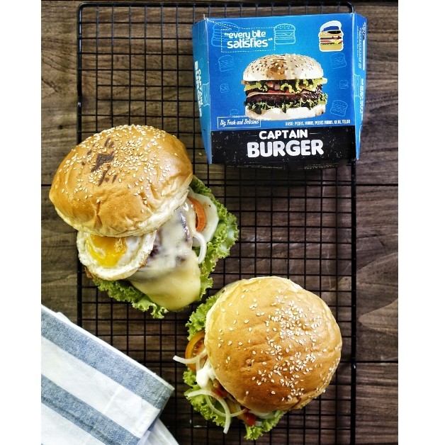 Burger Ayam Keju Slice