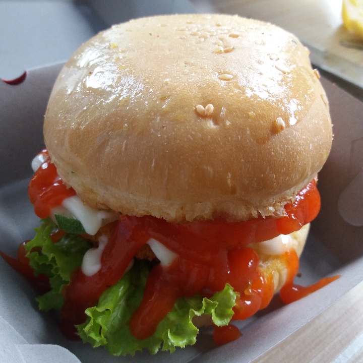 Burger Ayam Krispi