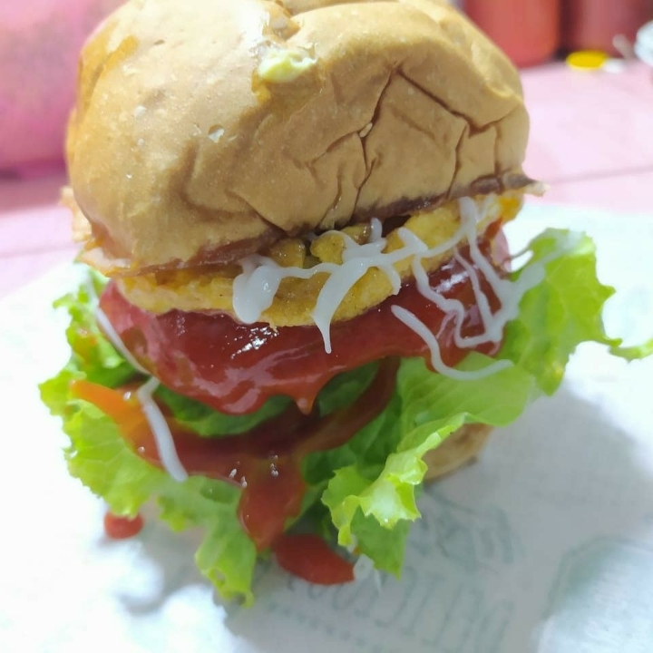 Burger Ayam Telor