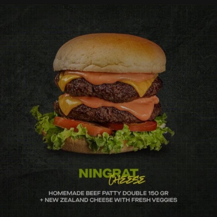 Burger Bangor Ningrat Cheese