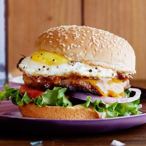 Burger Cheese Egg