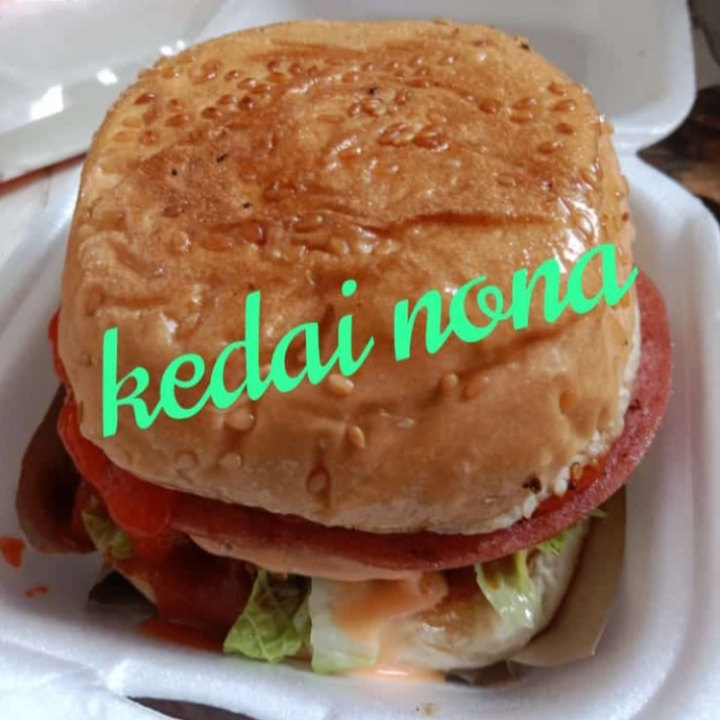 Burger Daging Sapi Varian Keju Slice