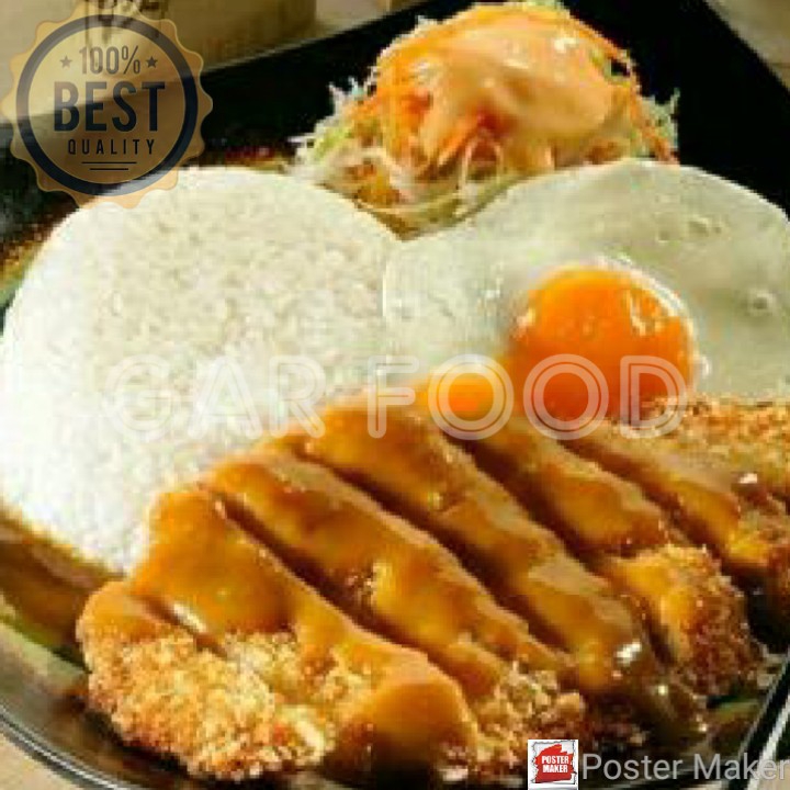 Burger Katsu Curry Rice Ori