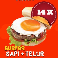 Burger Sapi Dan Telur