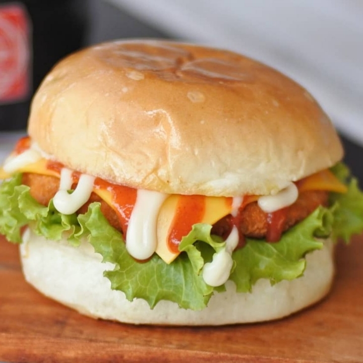 Burger Standard Crispy Keju