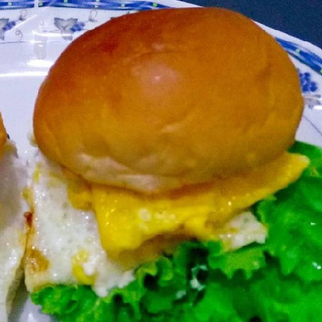 Burger Telur Crispy Double