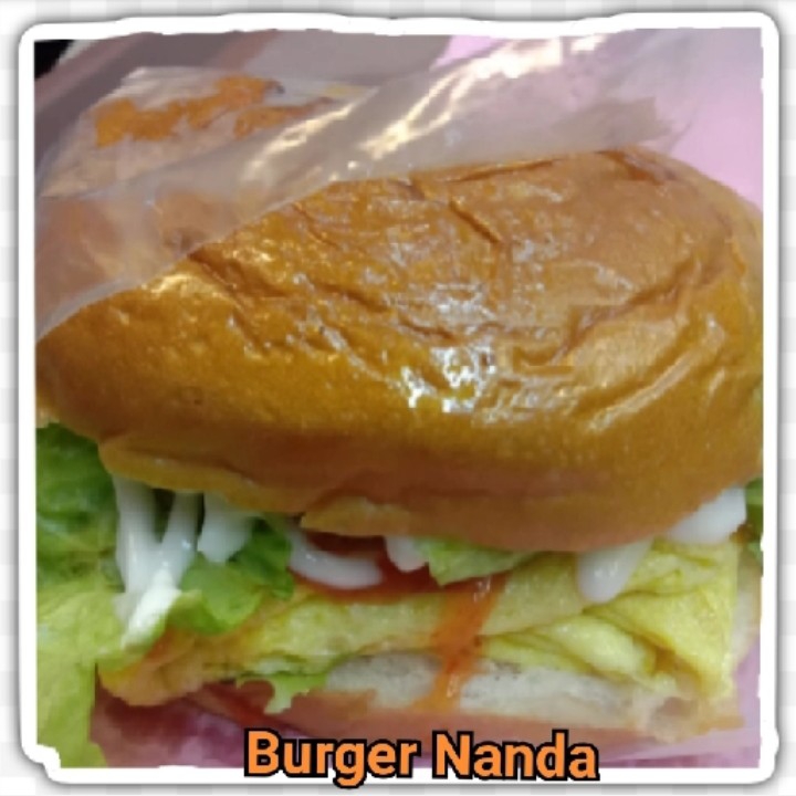 Burger Telur Double