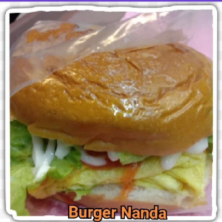 Burger Telur Stik Ayam Double