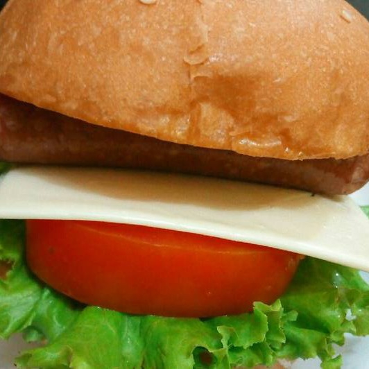 Burger Telur Stik Sapi Sosis Keju