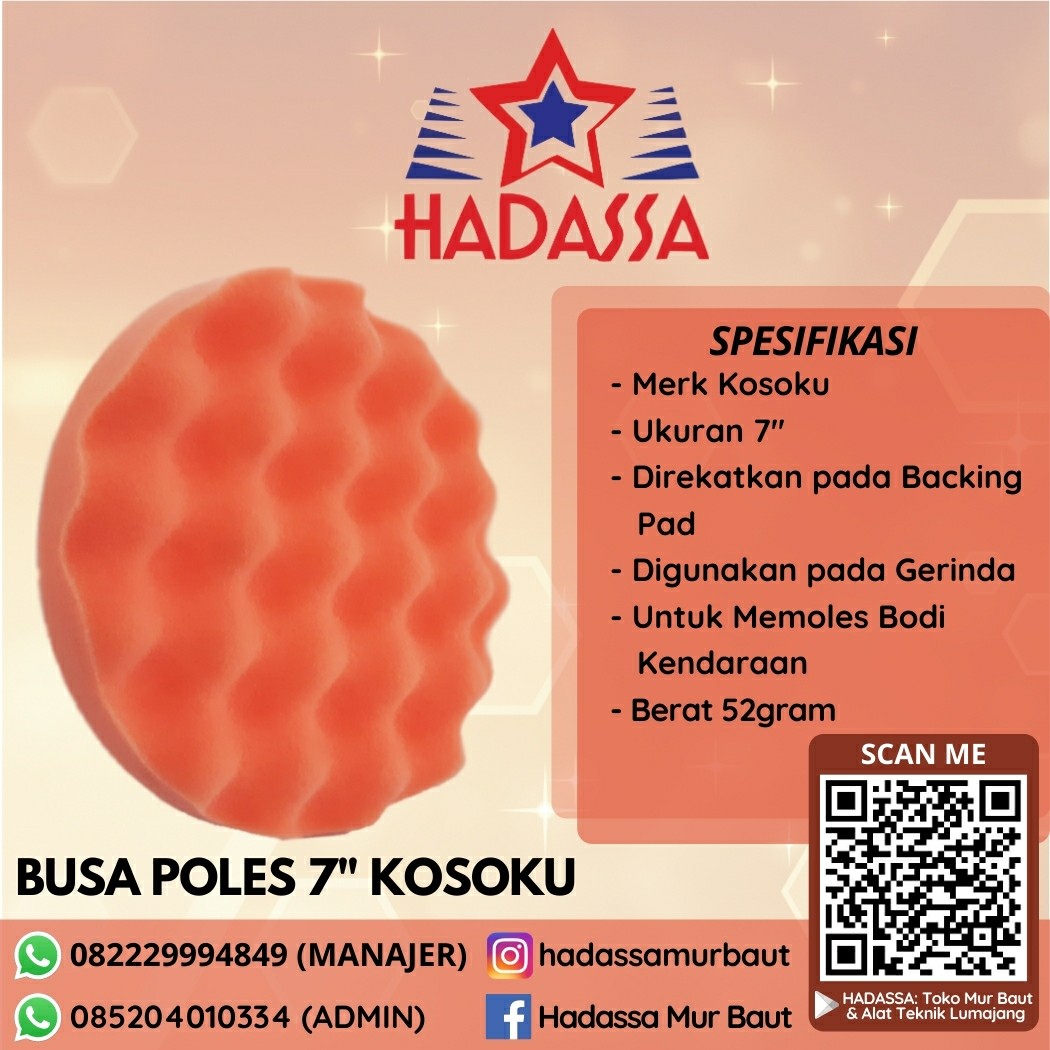 Busa Poles 7Inch Kosoku