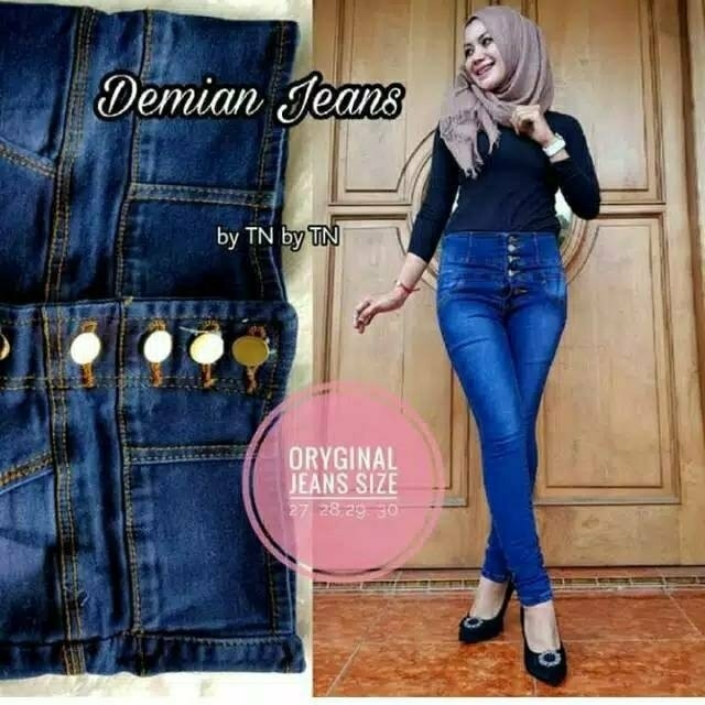 Buton prada kancing 5 demian jeans