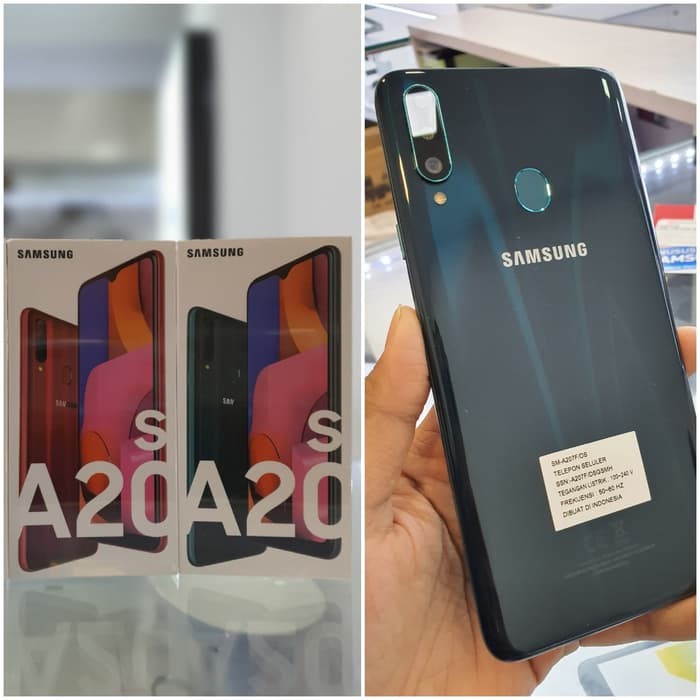 C-10SAMSUNG GALAXY A20S RAM 3GB ROM 32GB 4000MAH MERK SAMSUNG PER UN 3