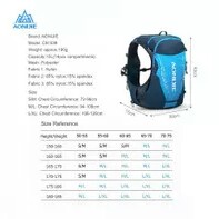 C10-- AONIJIE C9103 BACKPACK VEST 10L - 2 SOFT FLASK TRAIL RUNNING - B 2