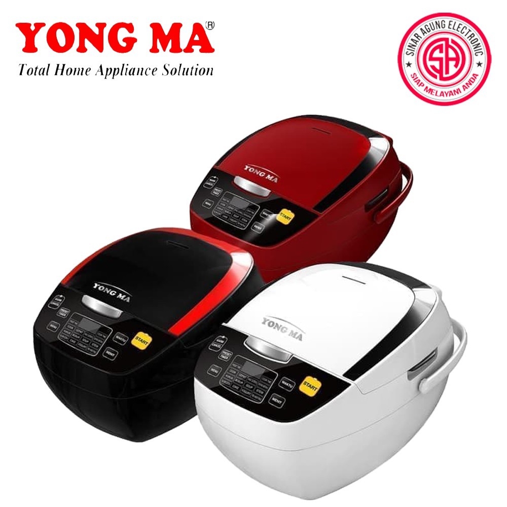 C10-- YONG MA RICE COOKER AUTANTIC 2 LITER RED MERK  PER UNIT 2