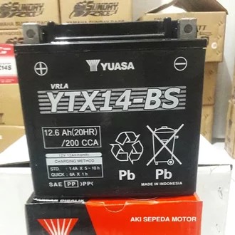 C10-BATRAI SEPEDA MOTOR YUASA MERK PERUNIT 2