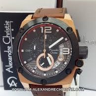 C10-JAM TANGAN PRIA ALEXANDRE CHRISTIE 6456 EMC GARANSI MESIN 1 TAHUN 2