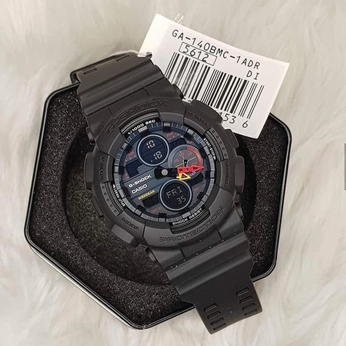 C10-JAM TANGAN PRIA CASIO G-SHOCK GA 140 BMCGARANSI MESIN 2 TAHUN MER 2