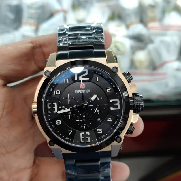 C10-JAM TANGAN PRIA EXPEDITION 6605 GARANSI MESIN 1 TAHUN MERK EXPEDI 2