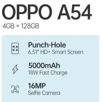 C10-OPPO A54 RAM 4 GB ROM 128 GB MERK PERUNIT 2