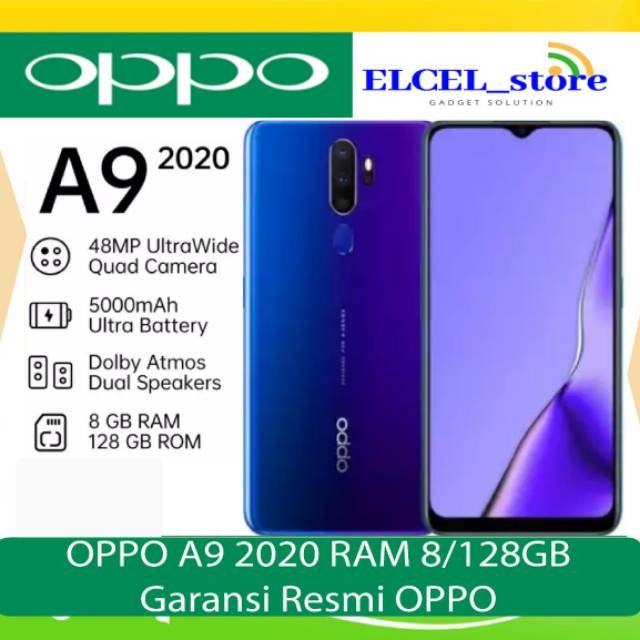 C10-OPPO A9 RAM 4GB ROM 128GB 5000MAH MERK OPPO PER UNIT 2