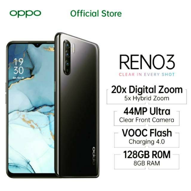 C10-OPPO RENO 3 8GB 128GB MERK OPPO PER UNIT 2