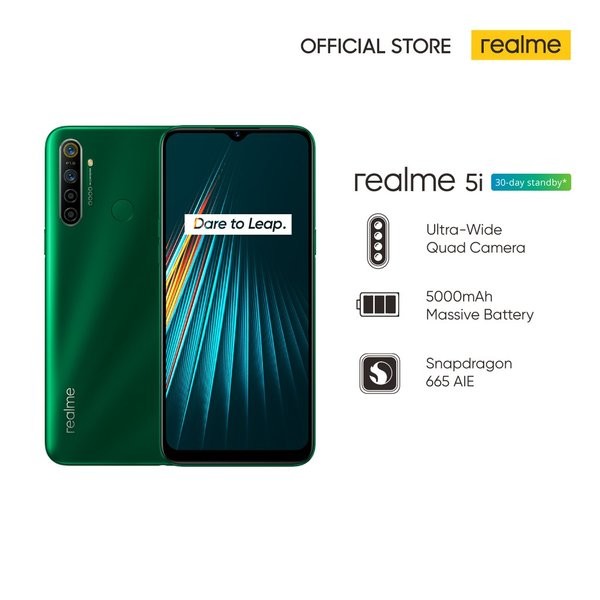 C10-REALME 5I RAM 4GB ROM 64GB 5000MAH MERK REALME PER UNIT