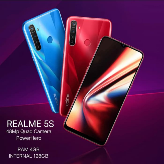 C10-REALME 5S RAM 4GB ROM 64GB 5000MAH MERK REALME PER UNIT