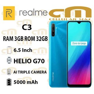 C10-REALME C3 RAM 3GB ROM 32GB 5000MAH MERK REALME PER UNIT 2