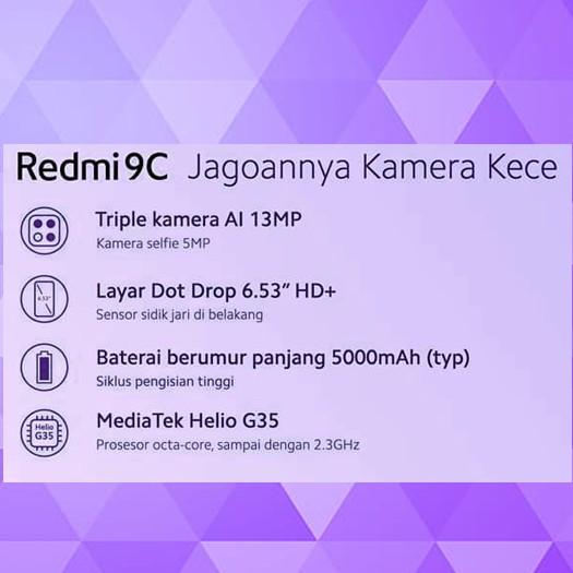 C10-REDMI 9C ROM 4 GB ROM 64 GB MERK PERUNIT 3