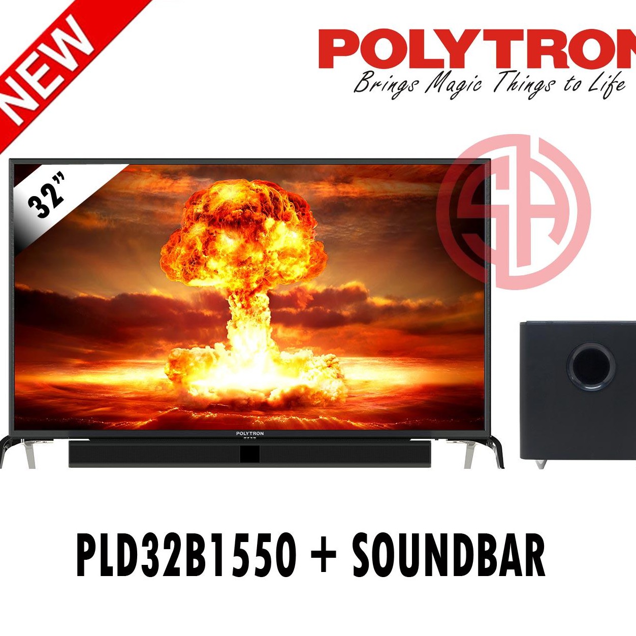 C10-TV POLYTRON CINEMA SOUNDBAR MERK POLYTRON PER UNIT