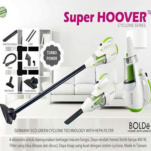 C10-VACUUM CLEANER  BOLDE SUPER HOOVER MERK BOLDE PER UNIT 3