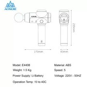 C12-- AONIJIE E4408 MASSAGE FACIAL GUN DEEP PORTABLE - ALAT PIJAT RELA 2