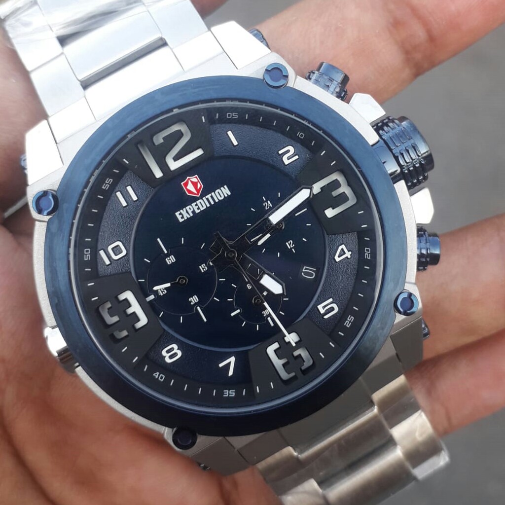 C12-JAM TANGAN PRIA EXPEDITION 6605 GARANSI MESIN 1 TAHUN MERK EXPEDI 3