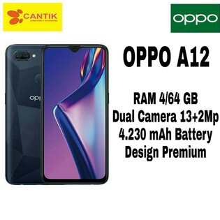 C12-OPPO SMARTPHONE OPPO  A12 RAM 4 ROM 64 MERK OPPO PER UNIT