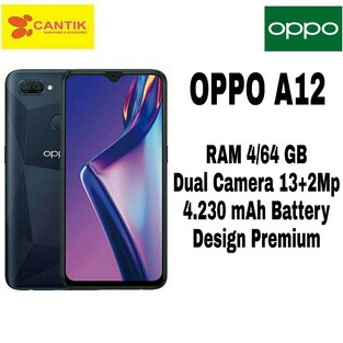 C12-OPPO SMARTPHONE OPPO  A12 RAM 4 ROM 64 MERK OPPO PER UNIT 3