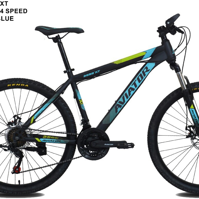 C12-SEPEDA AVIATOR TIPE MTB 26 AT 2689  XT HI-TEN STEEL  24 SPEED ME 2