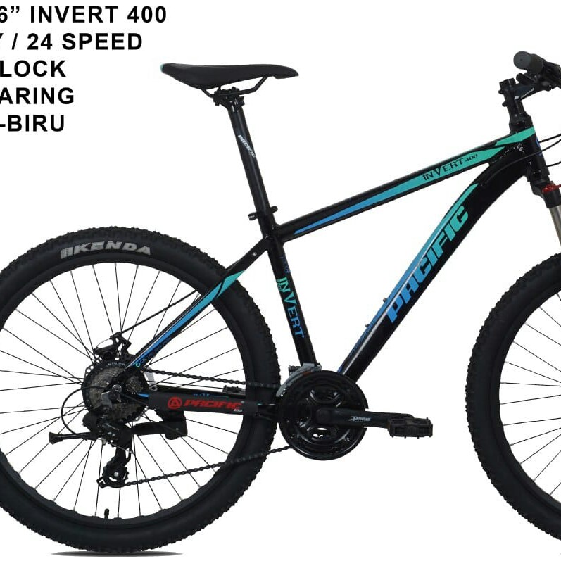 C12-SEPEDA MTB TIPE 26 INVERT 400 ALLOY  24 SPEED MERK MTB PER UNIT