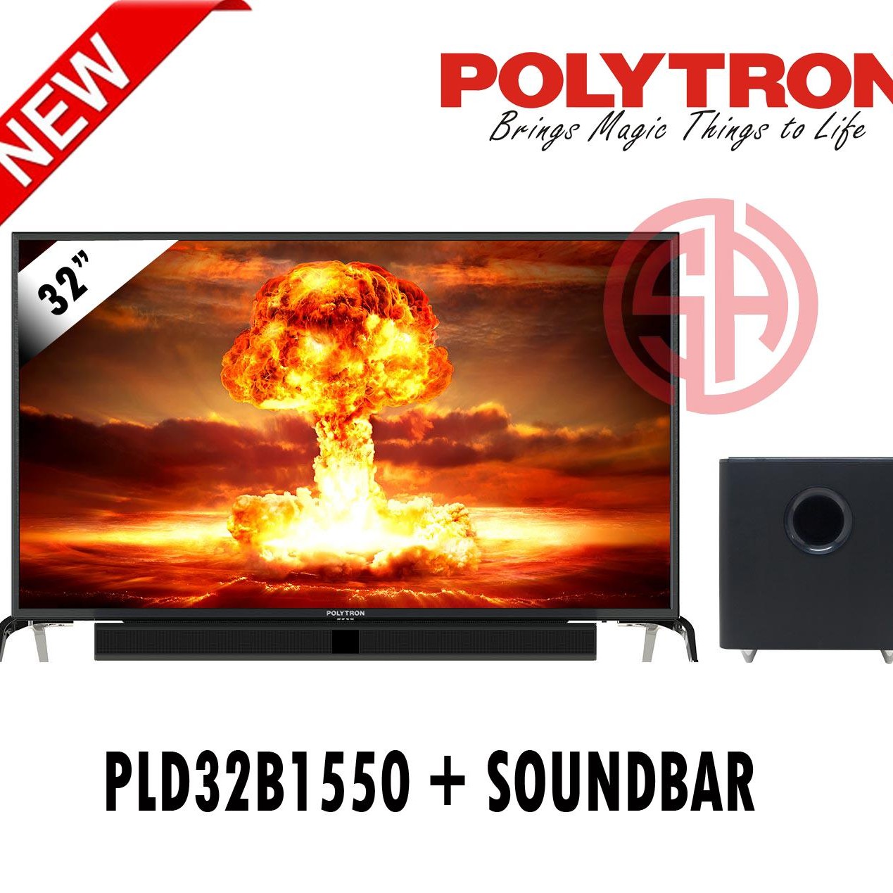 C12-TV POLYTRON CINEMA SOUNDBAR MERK POLYTRON PER UNIT