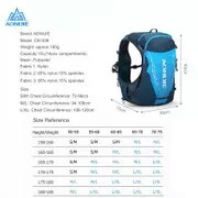 C3-- AONIJIE C9103 BACKPACK VEST 10L - 2 SOFT FLASK TRAIL RUNNING - BL 2