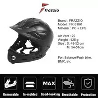 C3-- FRAZZIO  FR - 318K KID BIKE FULL FACE 2 IN 1 HELMET HELM SEPEDA W 3