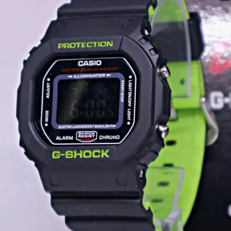 C3-- JAM TANGAN CASIO UNISEX G SHOCK DW5600 GLS DIGITAL-KW SUPER MERK